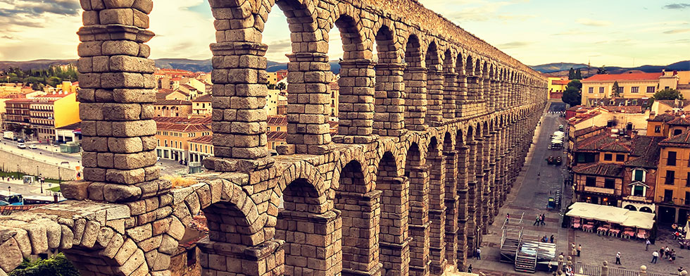 Aqueduct of Segovia, Spain