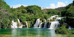 Shared Tour of Krka National Park with local guide, entrances and wine tasting from Split