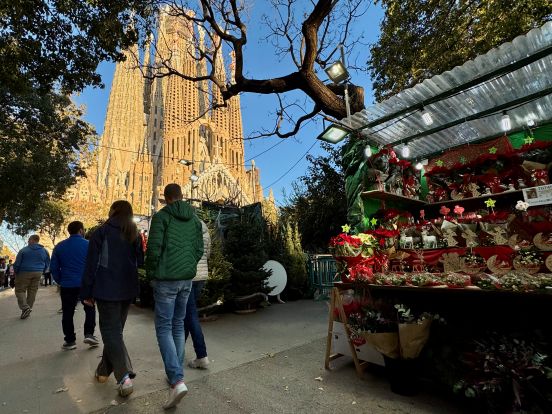 Small Group: Sagrada Familia with Christmas Market &amp; Traditions Guided Tour