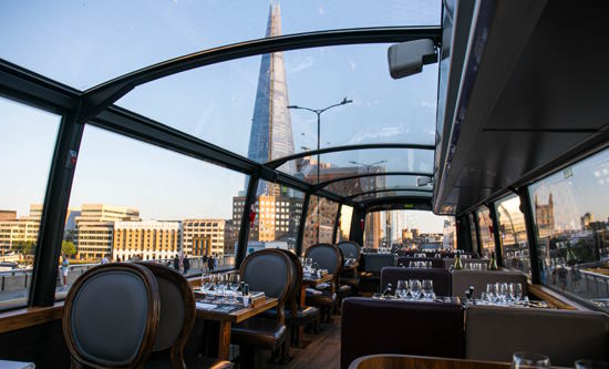Shared Tour: Bustronome Luxury and Gastronomic Bus Tour in London - 4 Course Lunch Service with Wine Pairing