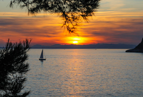 Private Tour: Sunset Cruise for 2 hours with Champagne in 34ft Superhawk yacht