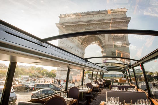 Shared Tour: Bustronome Luxury and Gastronomic Bus Tour in Paris - 4 Course Lunch Service with Wine Pairing