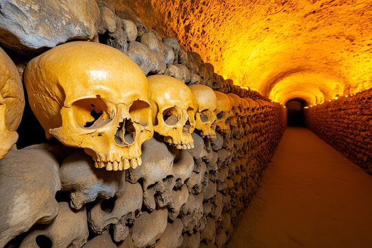 Shared Tour: Catacombs Skip-the-line ticket with Audioguide + cruise ticket