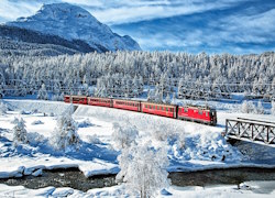 Shared Tour: Full Day Swiss Alps Bernina Train and St. Moritz Trip from Milan with Hotel Pick Up Summer