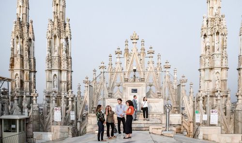 Self-Guided Small Group Tour: Walking tour of the Duomo and its terraces and Open Bus Tour