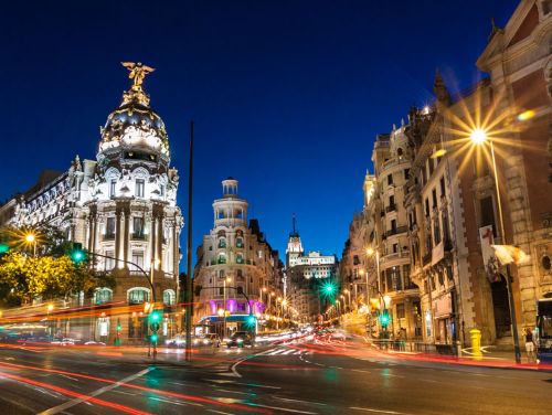 Private 2-hour Madrid by Night Highlights Walking Tour